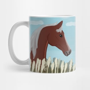Watercolor horse head Mug